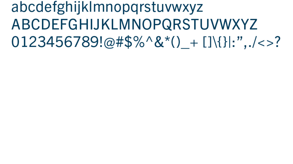 UCLA Font Trade Gothic v2