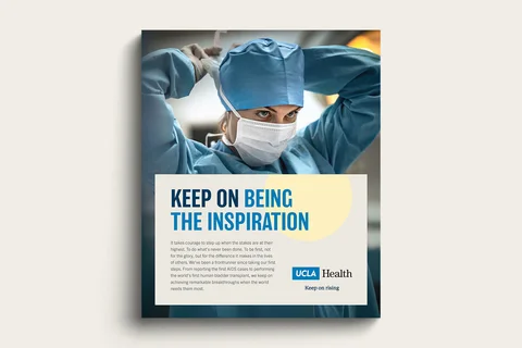 UCLA Health Keep on Being the Inspiration flyer